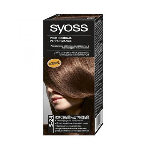 Syoss Color Краска для волос 5-24 Морозный каштановый 50мл 1
